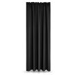 Materiał na zasłony BLACKOUT CZARNY - NERO 150 cm - 2