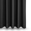 Materiał na zasłony BLACKOUT CZARNY - NERO 150 cm - 3