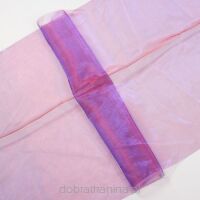 Organza niebieska + czerwony